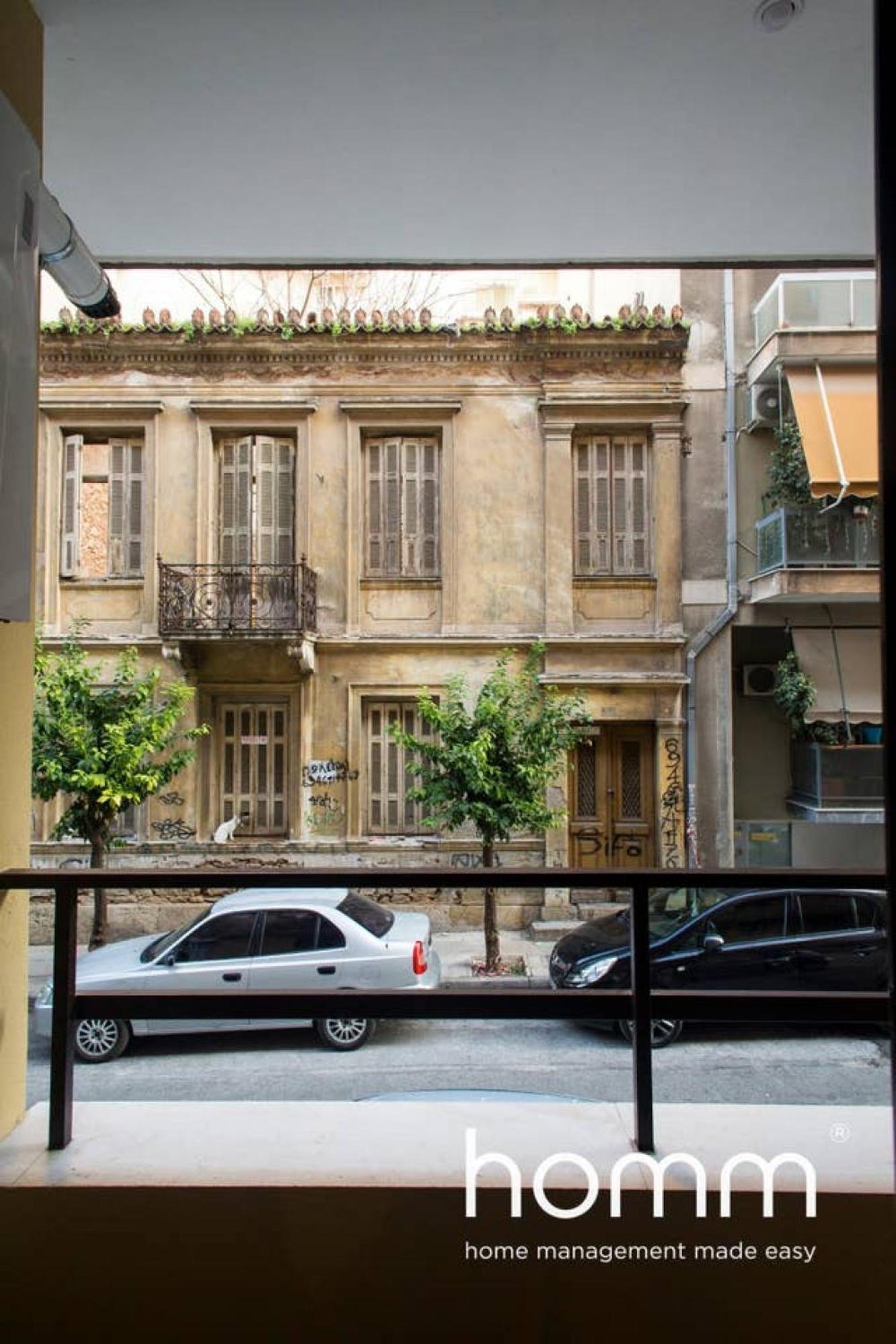 Apartament Unique Urban Homm Studio In Piraeus, Alkiviadou Zewnętrze zdjęcie